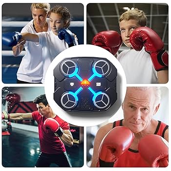 Maquina boxeo con musica (4pads)