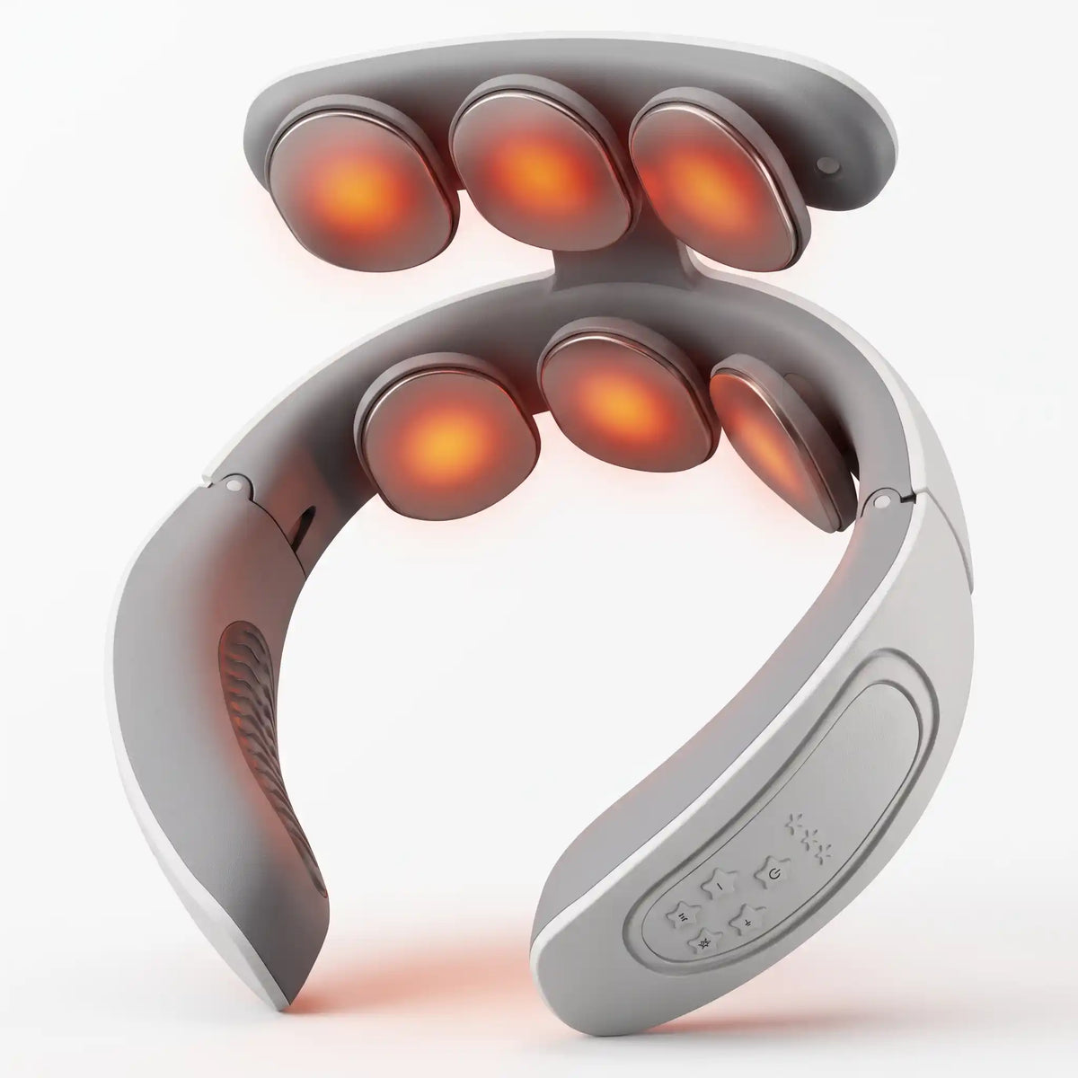 CerviPulse™ · Masajeador cervical de 6 cabezales | Levora