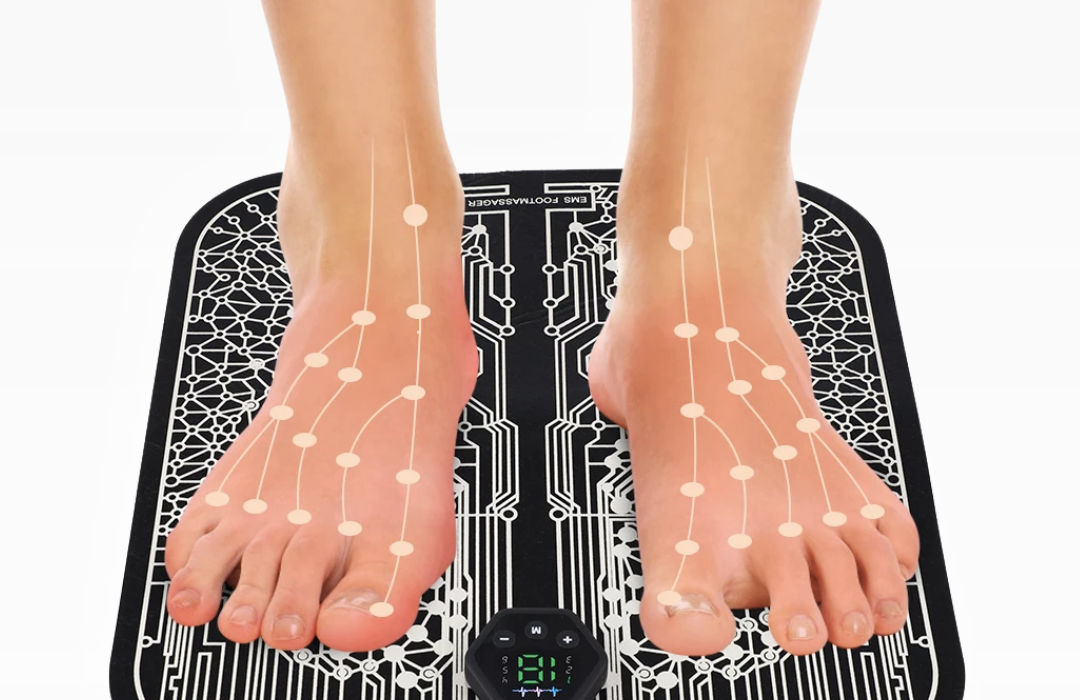Masajeador de pies electro estimulador