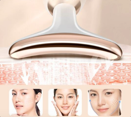 Masajeador facial con vibración