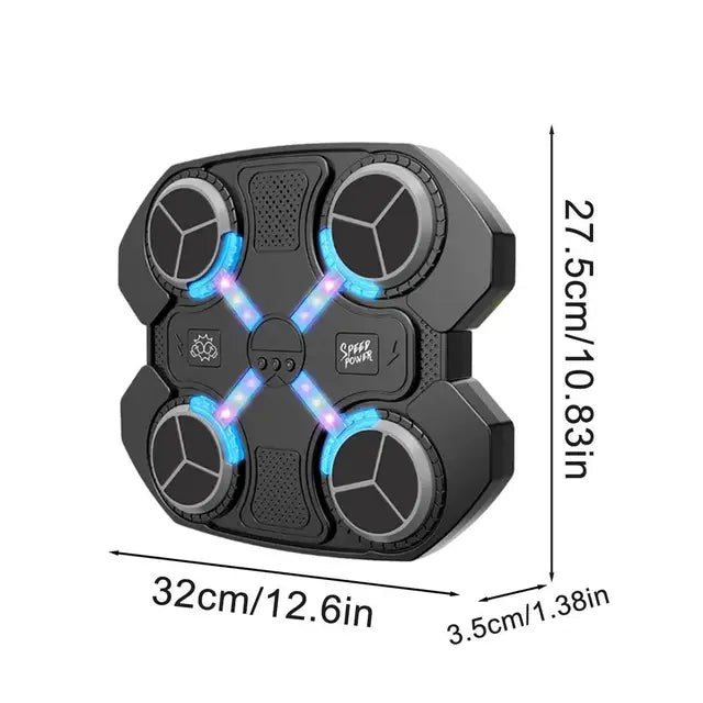 Maquina boxeo con musica (4pads)